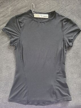 BuffBunny HALO Black Short Sleeve Hip Tee